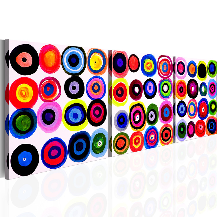 Canvas Colourful circles 97777 additionalImage 2