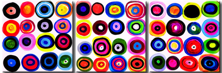 Canvas Colourful circles 97777