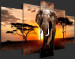 Acrylic print Elephant Migration [Glass] 106187 additionalThumb 6