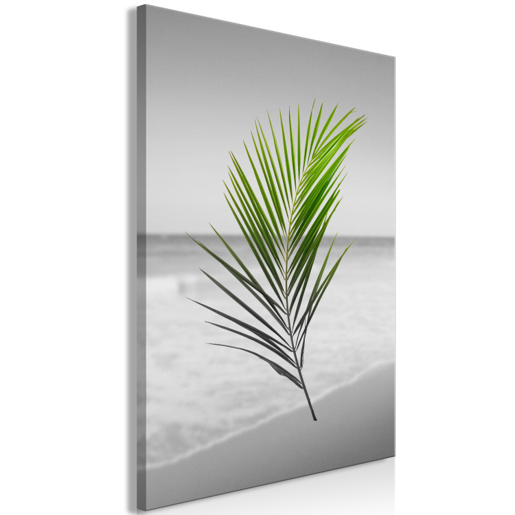 Canvas Art Print Green Palm Branch (1 Part) Vertical 114087 additionalImage 2