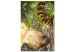 Canvas Art Print Tropical Bird (1-part) - Peacock in Picturesque Jungle Landscape 116387