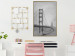 Poster Long Bridge - black and white architectural landscape with sea and sky in the background 116487 additionalThumb 7