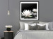 Poster Lotus Flowers - summer composition with white petals and leaves in a zen style 121887 additionalThumb 6