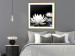 Poster Lotus Flowers - summer composition with white petals and leaves in a zen style 121887 additionalThumb 13