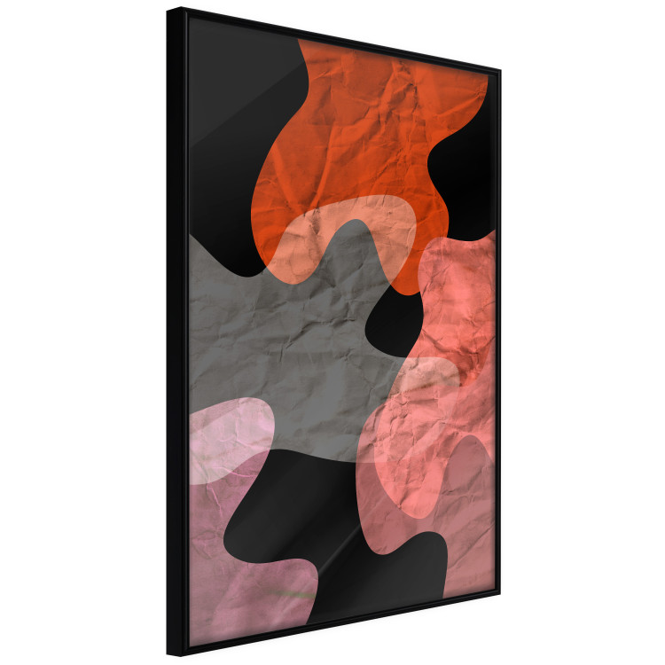 Wall Poster Protective Colors - abstract patterns on a crumpled sheet texture 122287 additionalImage 9