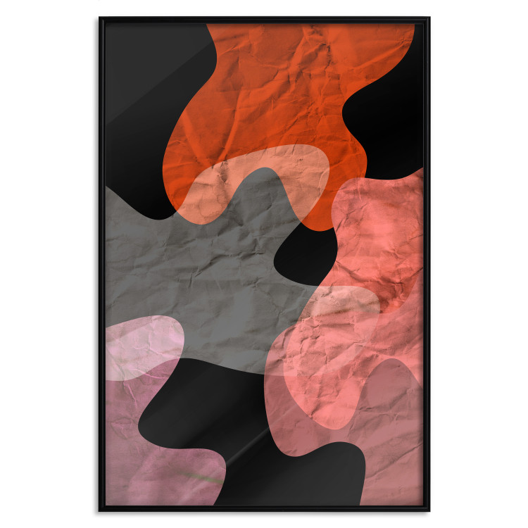 Wall Poster Protective Colors - abstract patterns on a crumpled sheet texture 122287 additionalImage 18