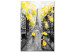 Canvas Print Paris Rendez-Vous (1 Part) Vertical Yellow 123087
