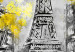 Canvas Print Paris Rendez-Vous (1 Part) Vertical Yellow 123087 additionalThumb 5