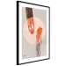 Wall Poster Two Comets - abstract color-changing stripes inside a circle 123787 additionalThumb 13