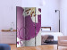 Folding Screen Melody of Love (3-piece) - romantic abstraction in hearts and lilies 124187 additionalThumb 2
