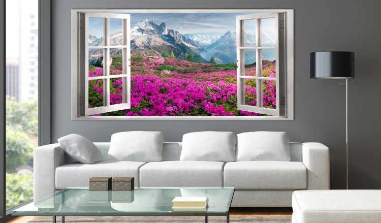 Large canvas print Alpine Rhododendrons II [Large Format] 125387 additionalImage 5