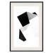 Poster Module - black and white abstract geometric figure on a light background 127387 additionalThumb 19