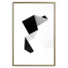 Poster Module - black and white abstract geometric figure on a light background 127387 additionalThumb 13