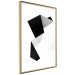 Poster Module - black and white abstract geometric figure on a light background 127387 additionalThumb 12