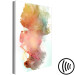 Canvas Print Colorful Wind (1-part) vertical - watercolor in the style of spilled paint 127587 additionalThumb 6