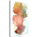 Canvas Print Colorful Wind (1-part) vertical - watercolor in the style of spilled paint 127587 additionalThumb 2