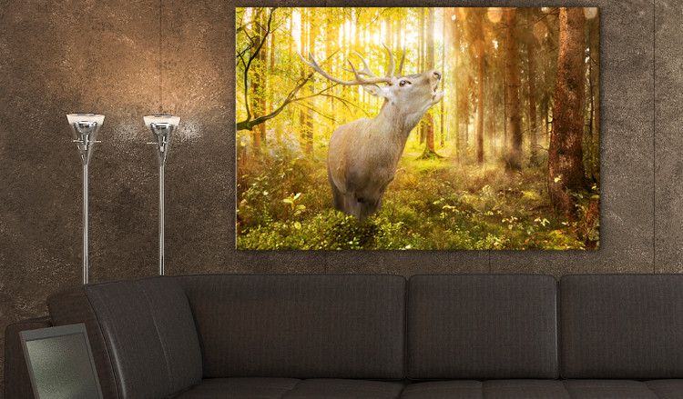 Large canvas print Roar in the Forest [Large Format] 128687 additionalImage 5
