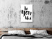 Canvas Beyoutiful - black and white composition with an English inscription 128987 additionalThumb 3