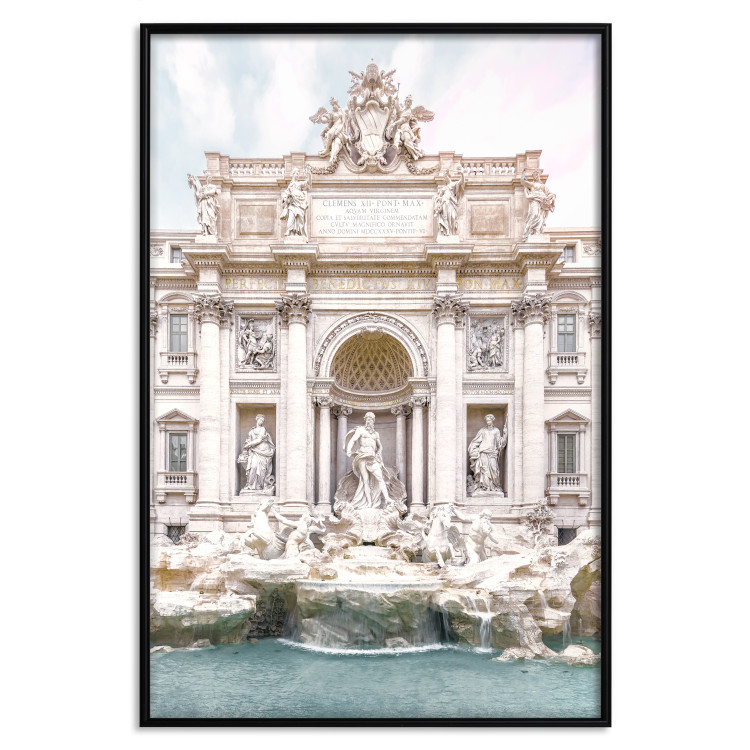 Poster Trevi Fountain - bright composition with Roman architecture and sculptures 129487 additionalImage 20