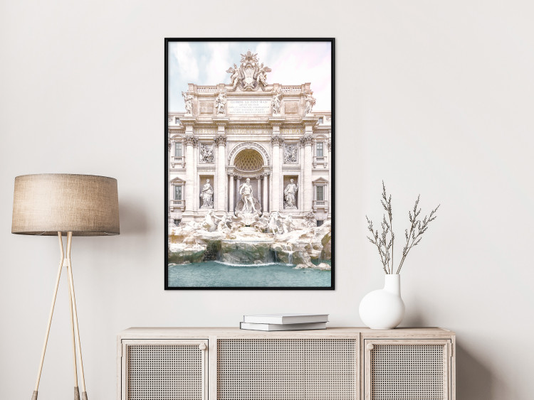Poster Trevi Fountain - bright composition with Roman architecture and sculptures 129487 additionalImage 6