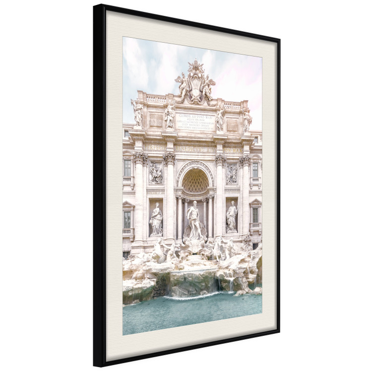 Poster Trevi Fountain - bright composition with Roman architecture and sculptures 129487 additionalImage 2