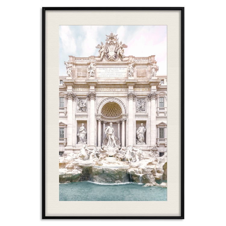 Poster Trevi Fountain - bright composition with Roman architecture and sculptures 129487 additionalImage 23