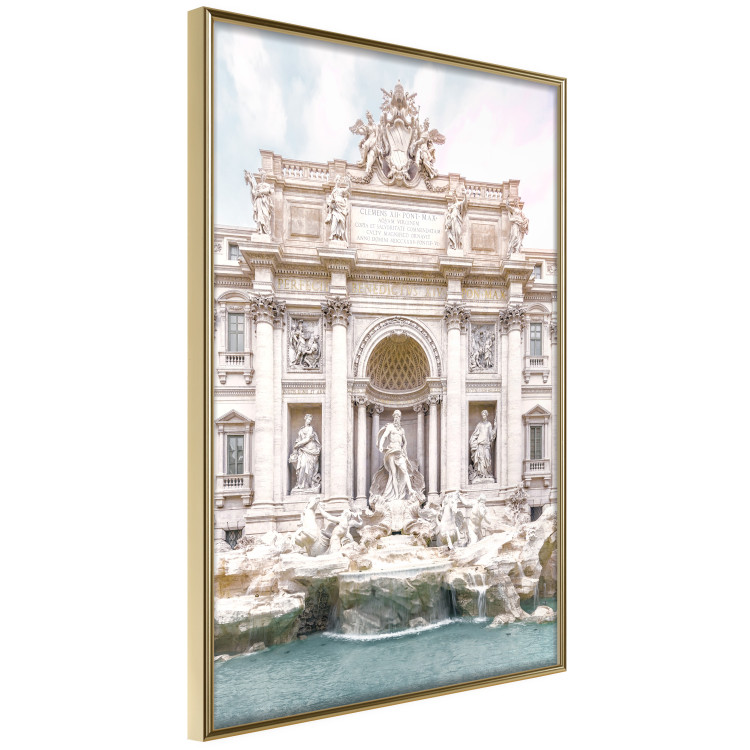 Poster Trevi Fountain - bright composition with Roman architecture and sculptures 129487 additionalImage 14