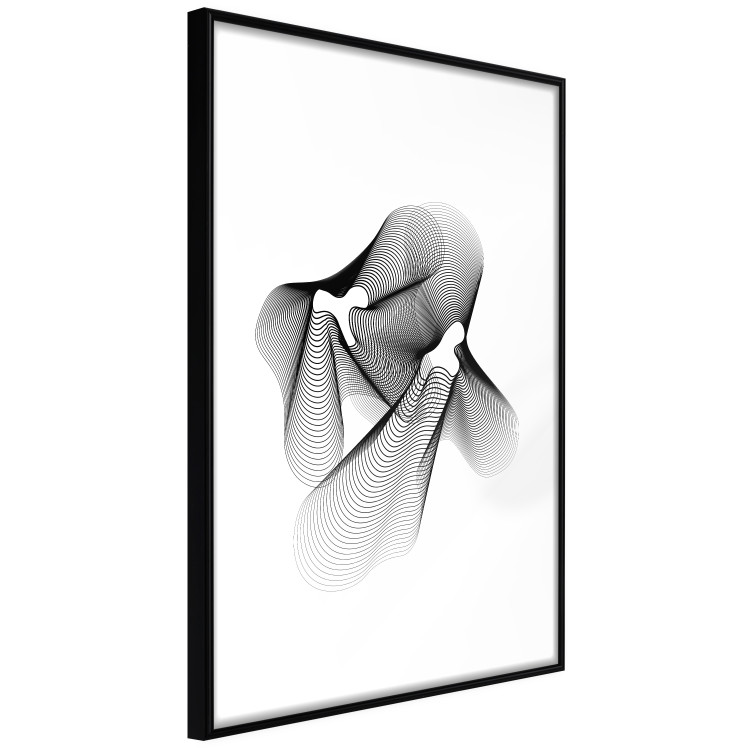 Wall Poster String Theory - black abstract patterns on white background 129587 additionalImage 8