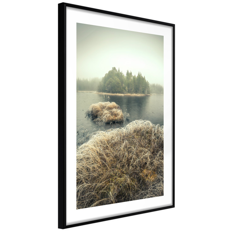 Wall Poster Autumn on Marshes - autumn landscape of a lake and islands against the sky 130387 additionalImage 6