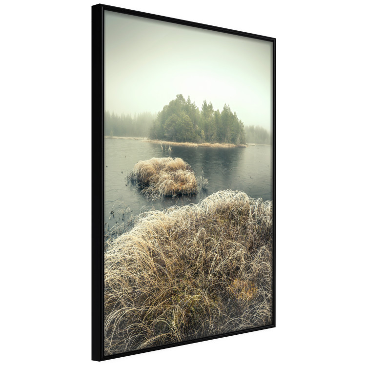 Wall Poster Autumn on Marshes - autumn landscape of a lake and islands against the sky 130387 additionalImage 11