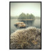 Wall Poster Autumn on Marshes - autumn landscape of a lake and islands against the sky 130387 additionalThumb 17