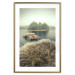 Wall Poster Autumn on Marshes - autumn landscape of a lake and islands against the sky 130387 additionalThumb 16