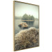 Wall Poster Autumn on Marshes - autumn landscape of a lake and islands against the sky 130387 additionalThumb 12