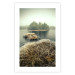 Wall Poster Autumn on Marshes - autumn landscape of a lake and islands against the sky 130387 additionalThumb 18