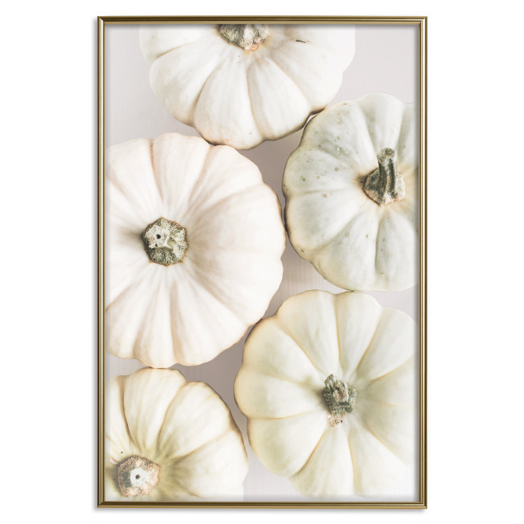 Wall Poster Pumpkin Time - a composition of autumn vegetables on a uniform white background 130787 additionalImage 17