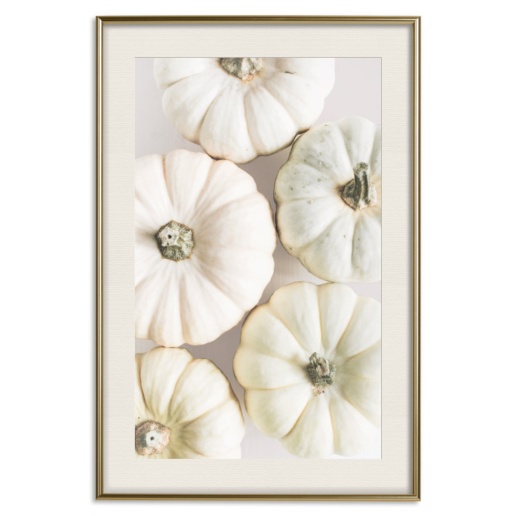Wall Poster Pumpkin Time - a composition of autumn vegetables on a uniform white background 130787 additionalImage 20