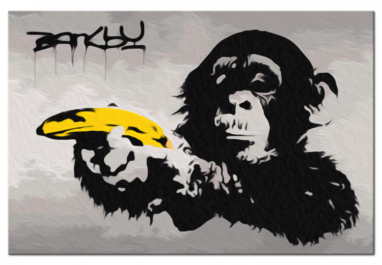 Paint by Number Kit Monkey (Banksy Street Art Graffiti) 132487 additionalImage 6