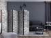 Room Divider Screen Dancing Bubbles II (5-piece) - geometric gray shapes 132587 additionalThumb 4