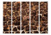 Folding Screen Brown Cave II - texture simulating brown stone bricks 133587 additionalThumb 3