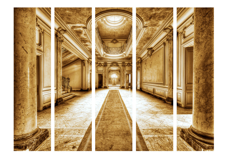 Room Divider Marble Mystery - sepia II - light marble building architecture 133787 additionalImage 3