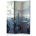 Room Divider Blue York - panorama of New York City architecture against a clear sky 133887