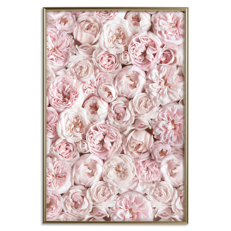 Poster Garden Flowers - composition of pink flowers in a romantic motif 135587 additionalImage 19