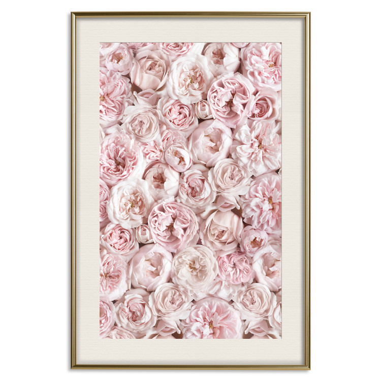 Poster Garden Flowers - composition of pink flowers in a romantic motif 135587 additionalImage 26