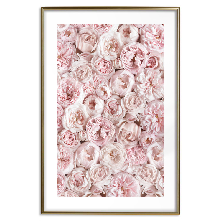 Poster Garden Flowers - composition of pink flowers in a romantic motif 135587 additionalImage 15