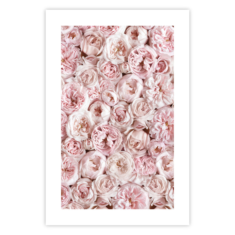 Poster Garden Flowers - composition of pink flowers in a romantic motif 135587 additionalImage 20