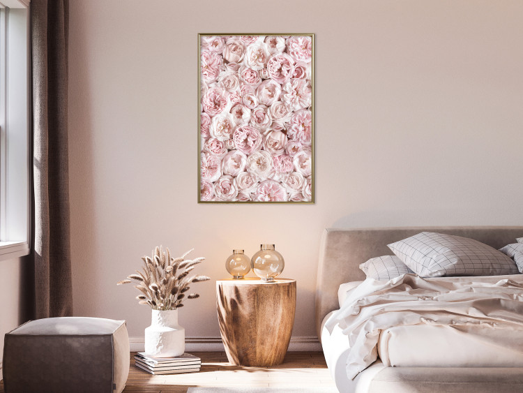 Poster Garden Flowers - composition of pink flowers in a romantic motif 135587 additionalImage 4
