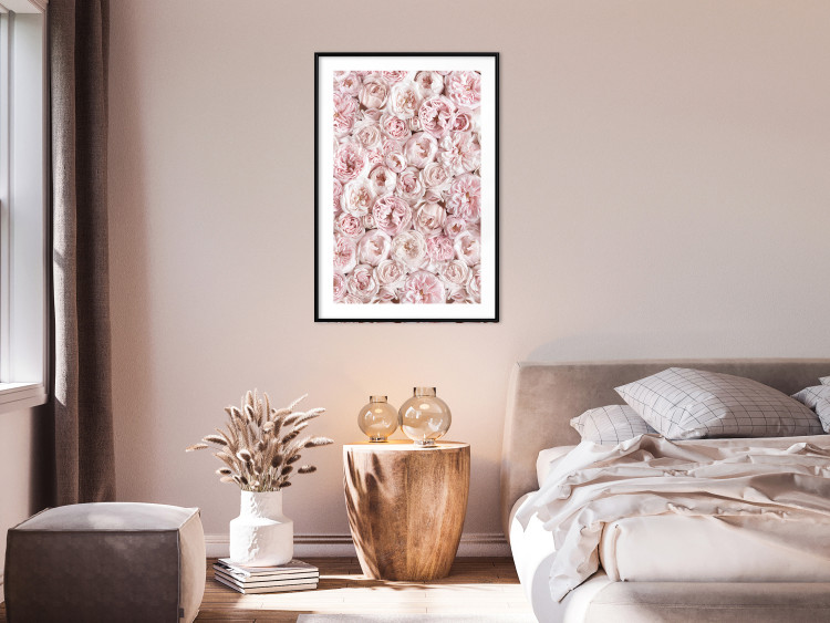 Poster Garden Flowers - composition of pink flowers in a romantic motif 135587 additionalImage 3