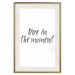 Poster Live In the Moment - gray English text on a white background 135787 additionalThumb 7