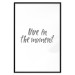 Poster Live In the Moment - gray English text on a white background 135787 additionalThumb 27