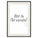 Poster Live In the Moment - gray English text on a white background 135787 additionalThumb 5